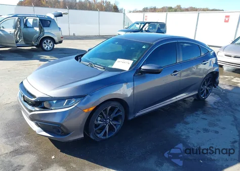 2020 Honda Civic Sport from USA, damaged, VIN 19XFC2F85LE026325